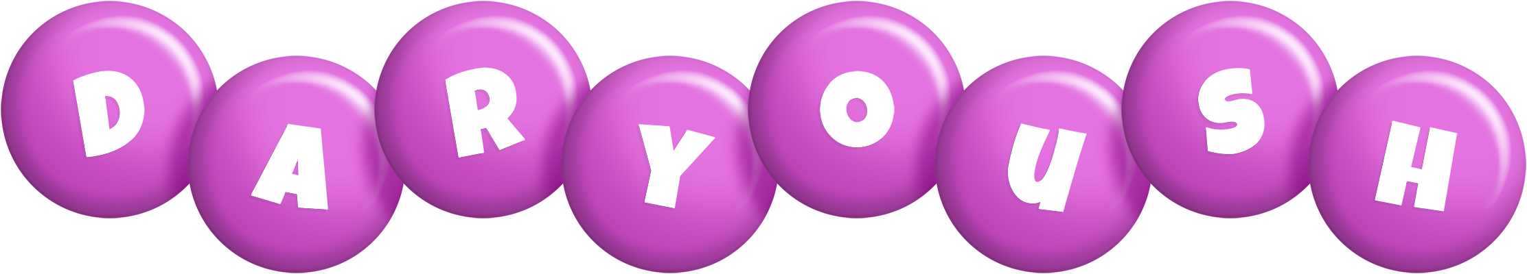 Daryoush candy-purple logo