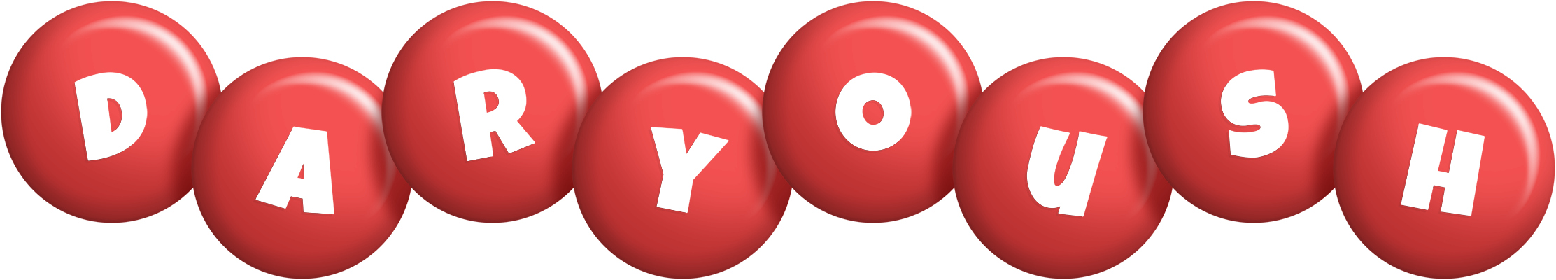 Daryoush candy-red logo