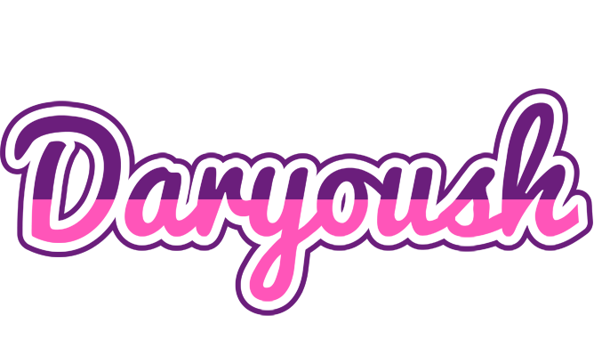 Daryoush cheerful logo