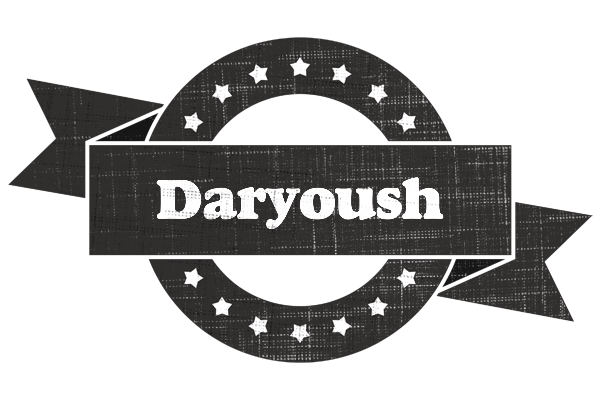 Daryoush grunge logo