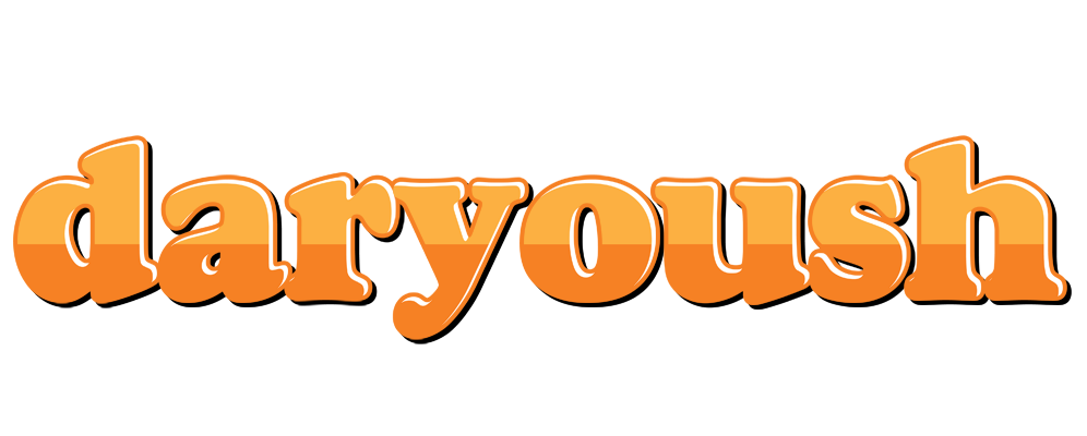 Daryoush orange logo