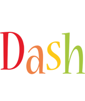 Dash birthday logo