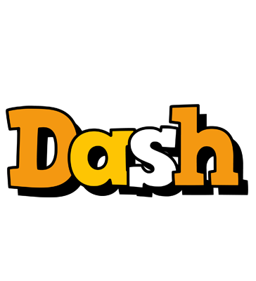 Dash cartoon logo