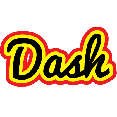 Dash flaming logo