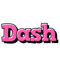 Dash girlish logo