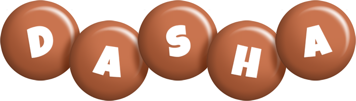 Dasha candy-brown logo