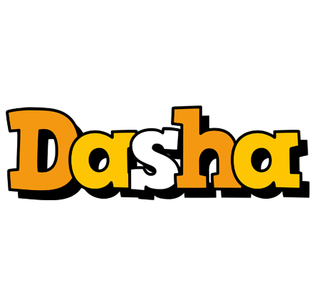 Dasha cartoon logo