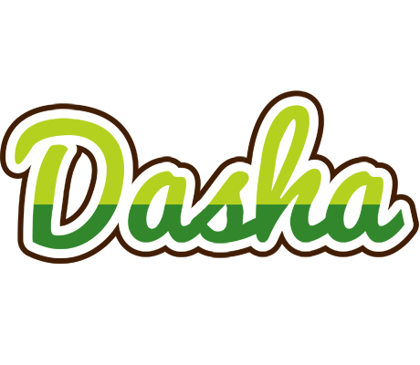 Dasha golfing logo