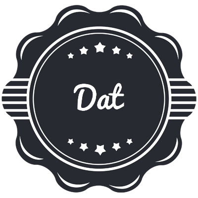 Dat badge logo