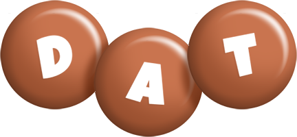 Dat candy-brown logo