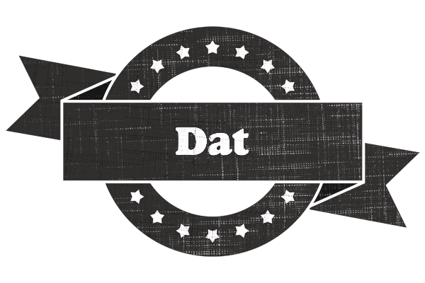 Dat grunge logo