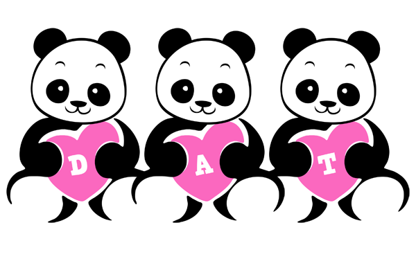Dat love-panda logo