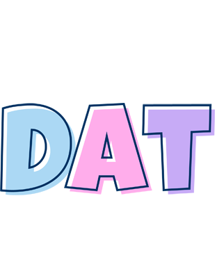 Dat pastel logo