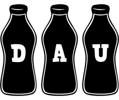 Dau bottle logo