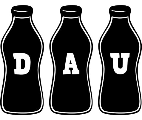 Dau bottle logo