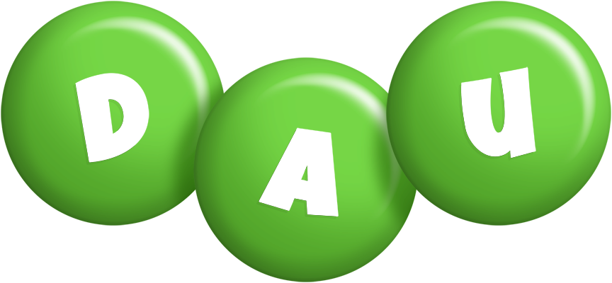 Dau candy-green logo