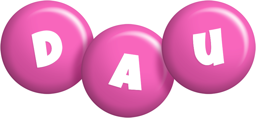 Dau candy-pink logo