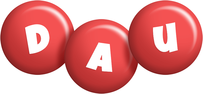 Dau candy-red logo