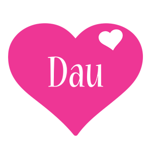 Dau love-heart logo