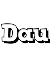 Dau snowing logo