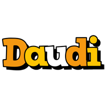 Daudi cartoon logo