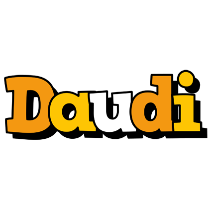 Daudi cartoon logo