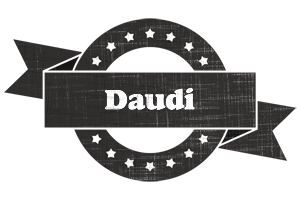 Daudi grunge logo