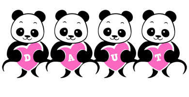 Daut love-panda logo