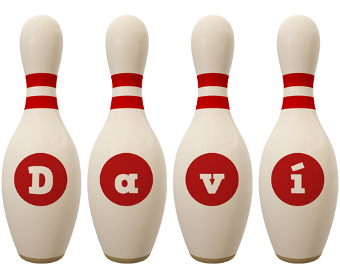 Davíð bowling-pin logo