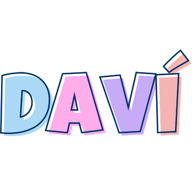 Davíð pastel logo