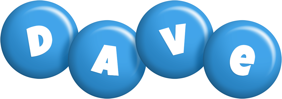 Dave candy-blue logo
