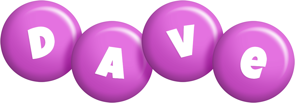 Dave candy-purple logo