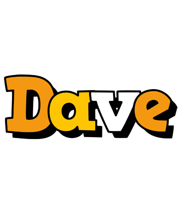 Dave cartoon logo
