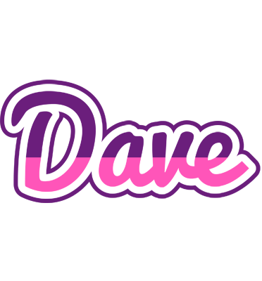 Dave cheerful logo