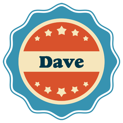 Dave labels logo