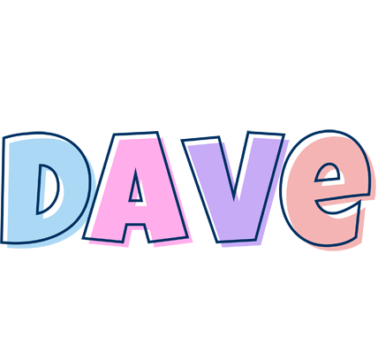 Dave pastel logo