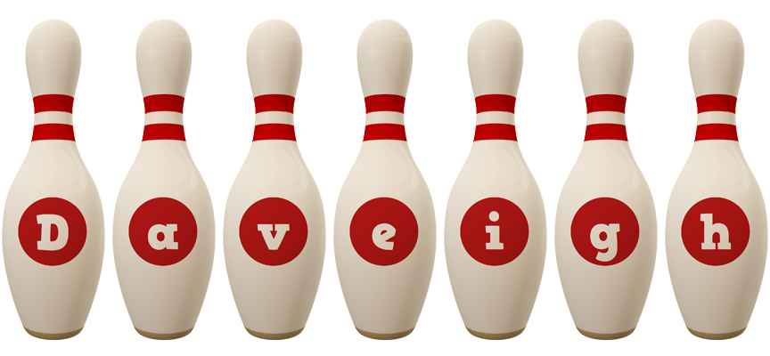 Daveigh bowling-pin logo