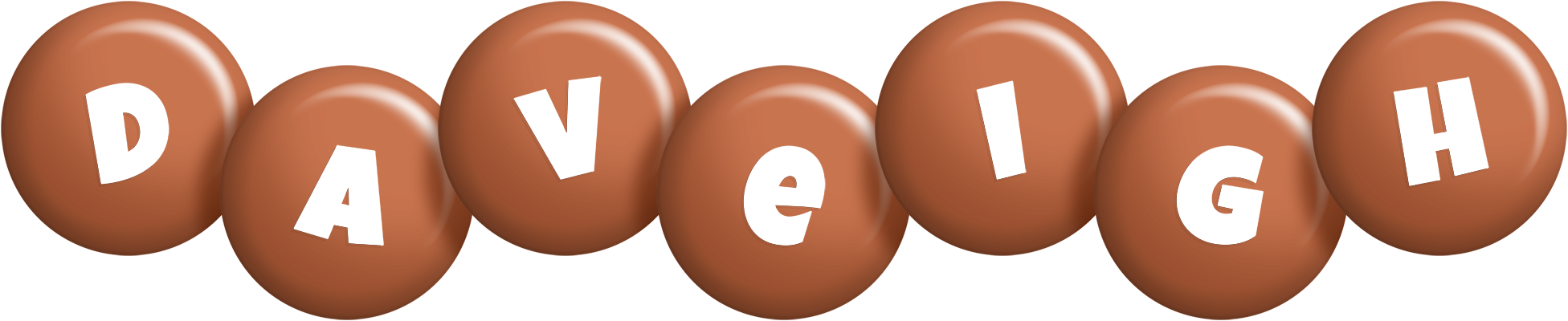 Daveigh candy-brown logo