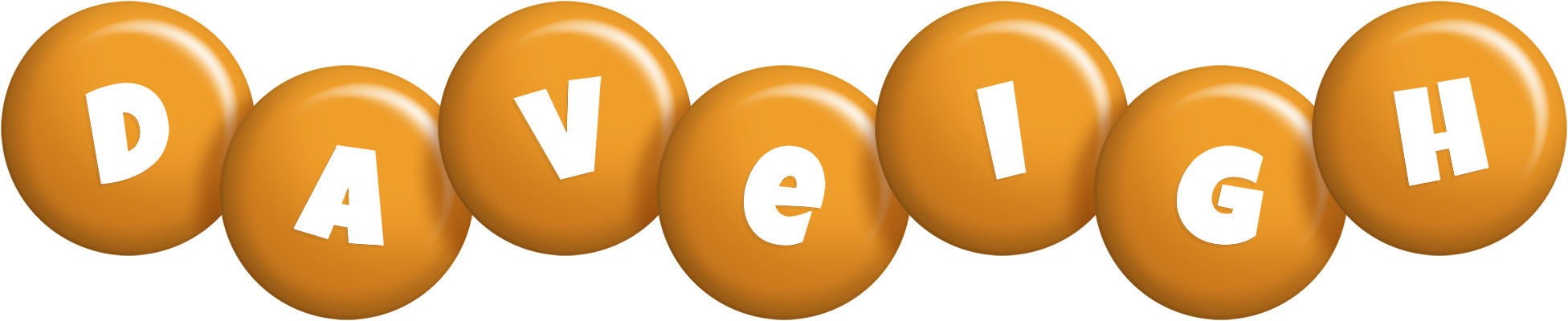 Daveigh candy-orange logo