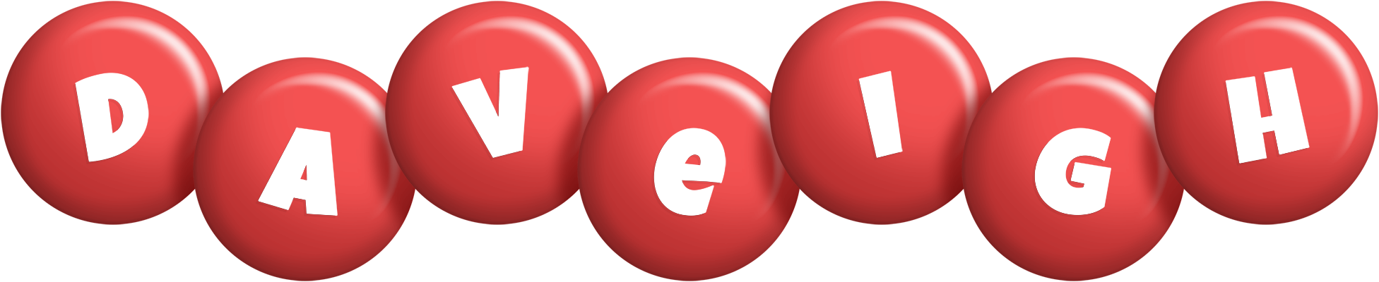 Daveigh candy-red logo