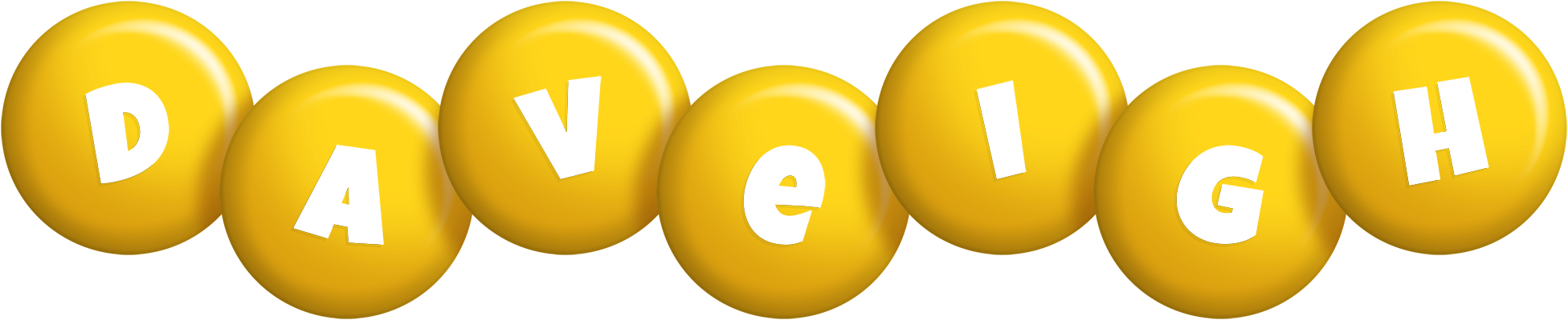 Daveigh candy-yellow logo