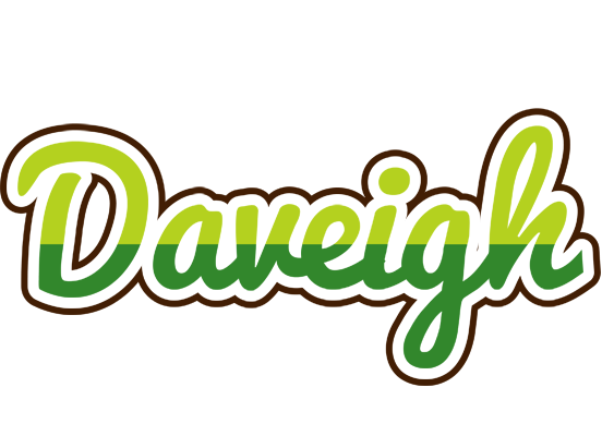 Daveigh golfing logo