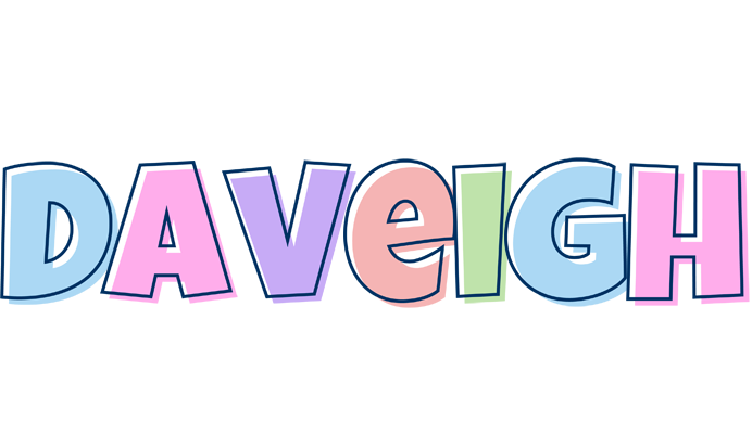 Daveigh pastel logo