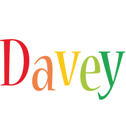 Davey birthday logo