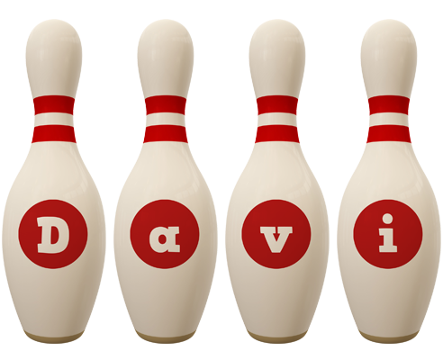 Davi bowling-pin logo