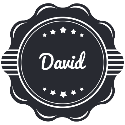 David badge logo