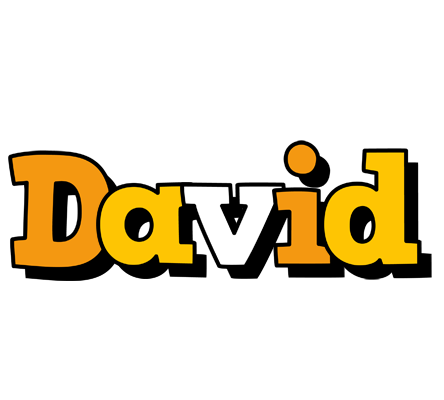 David cartoon logo
