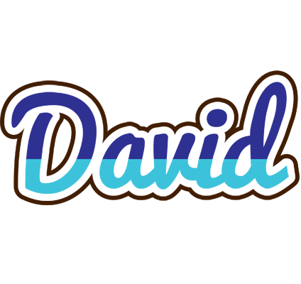 David raining logo