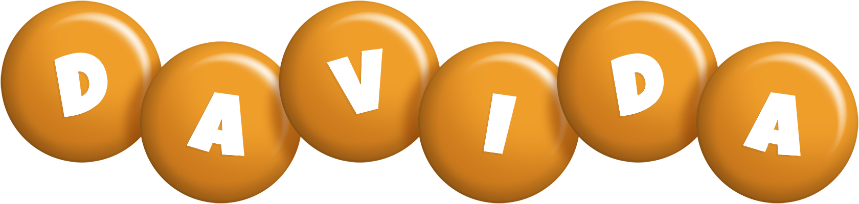 Davida candy-orange logo
