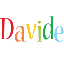 Davide birthday logo